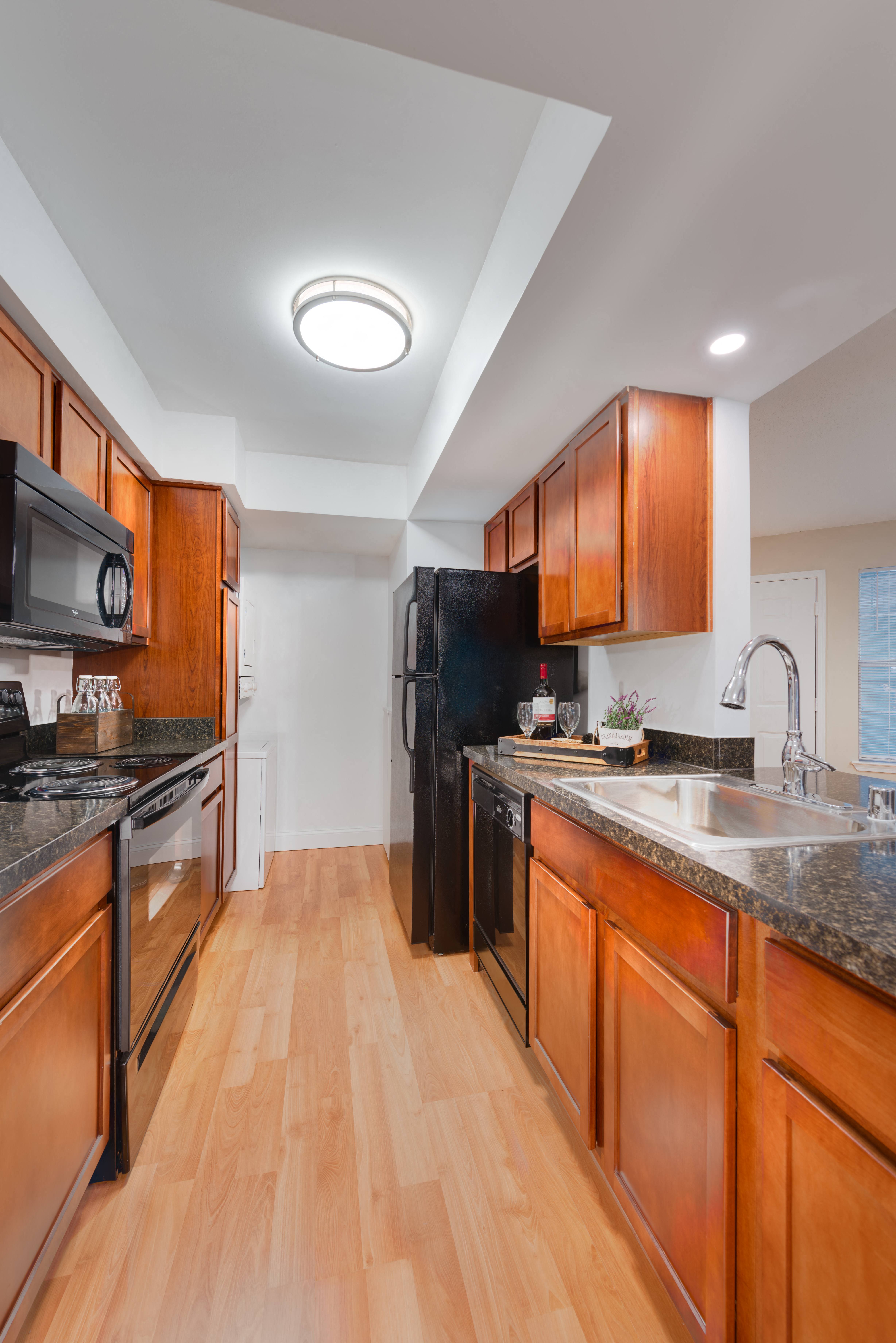Redesigned kitchens with ample storage space Redesigned kitchens with ample storage space